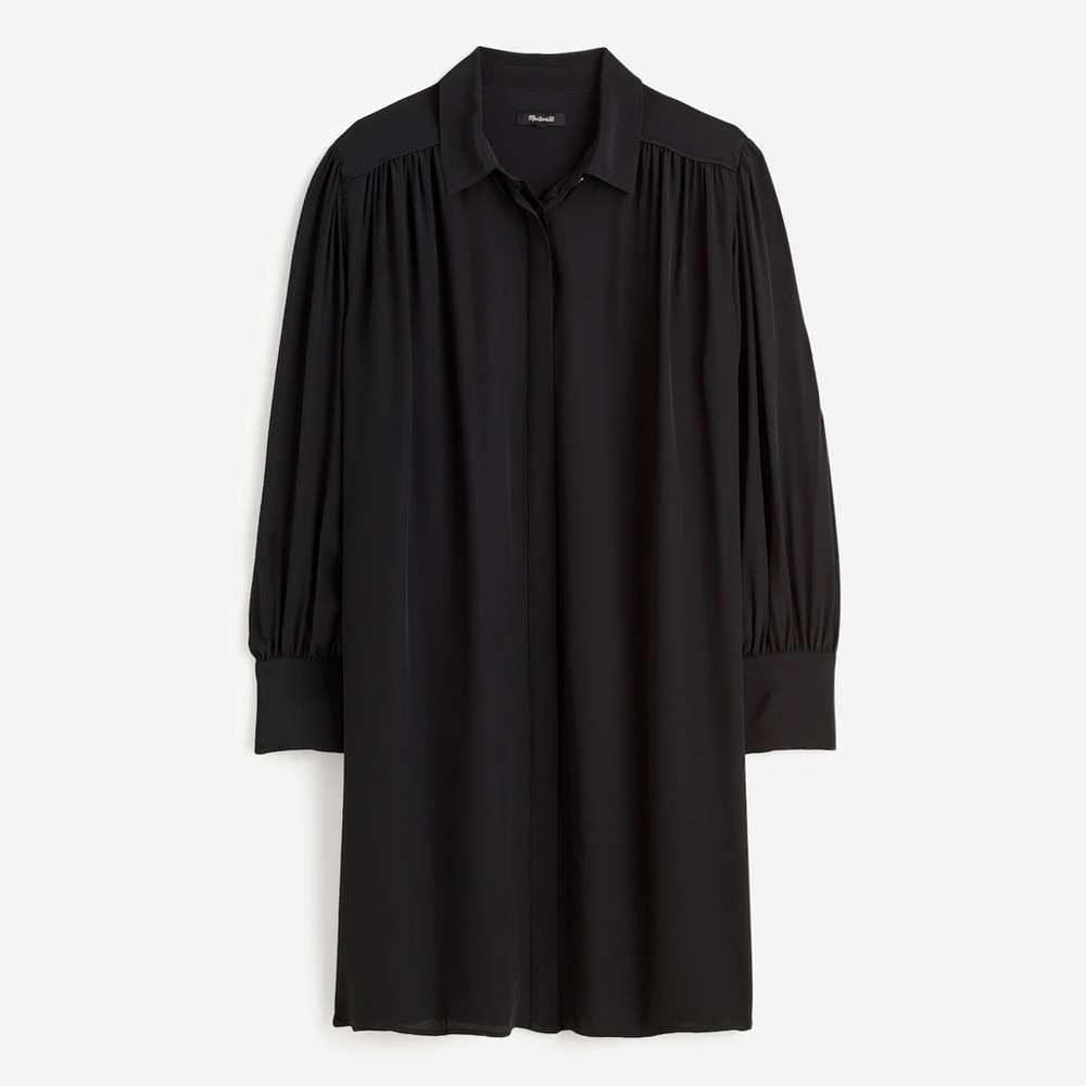 NWT Madewell Relaxed Button-Front Mini Dress